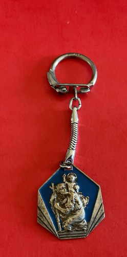 Porte clef émaillé - clef, st