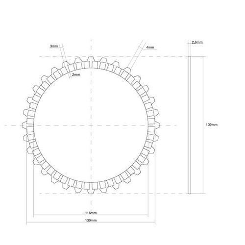 Disque embrayage joint - disque, d'embrayage