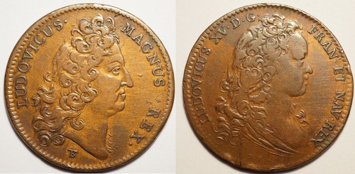 Louis assez rare jeton - xv,