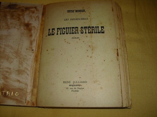 Figuier stérile thyde - "le, stérile"