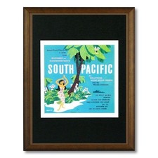 Affiche hawaïenne série Hula Girl SOUTH PACIFIC produits divers américains