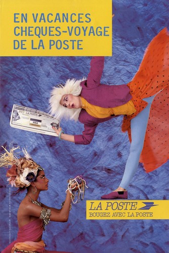 Poste affiche publicitaire - poste,