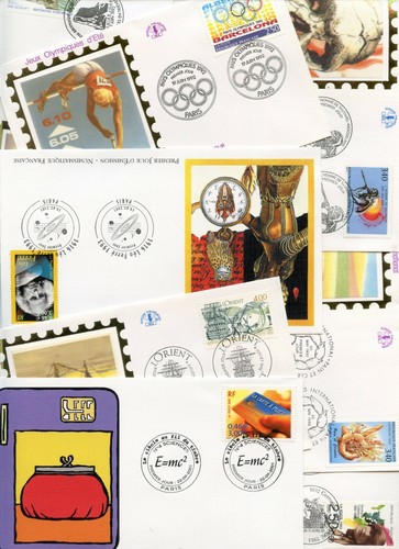 Jour fdc joli lot - 1°, /