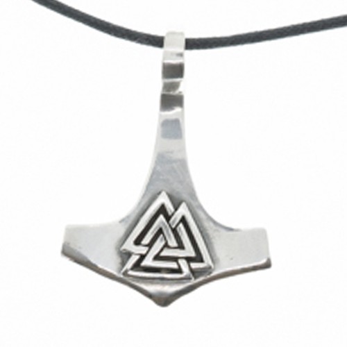 Valknut pendentif 925 argent - valknut,
