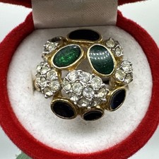 Bague vintage fantaisie avec