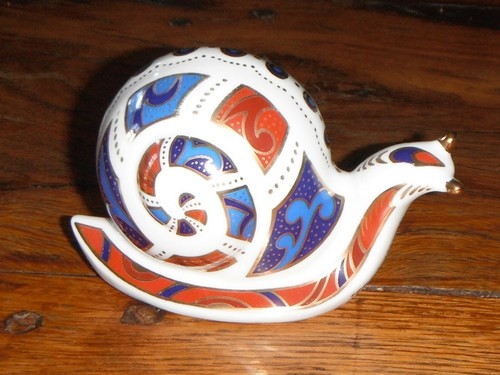 Escargot porcelaine japon - escargot,