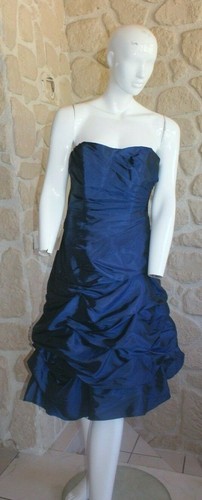 Robe cocktail bleue petit - , 42