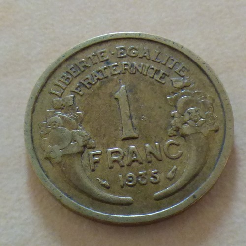 France franc 1935 - 1935, morlon