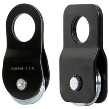 Poulie de mouflage 4-10 t traction de corde treuil Bloc Snatch Forestier noir