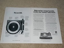 Dual 1218 Platine Ad, 2 Pages