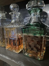 Lot De 2 Carafes En Cristal