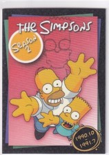 Chic Card The Simpsons 2024 Trading Card Numéro TS-FS-02 Saison 2 Homer Bart
