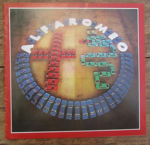 Ancienne brochure alfa romeo - ancienne,