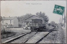 CPA 13 NOVES PERSPECTIVE DE La Gare - Ecrite circulé Timbré Collection L.A.