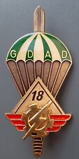 GADEAUD 18° Promotion ENTSOA Issoire thème Parachutiste Insigne ORIGINAL BADGE
