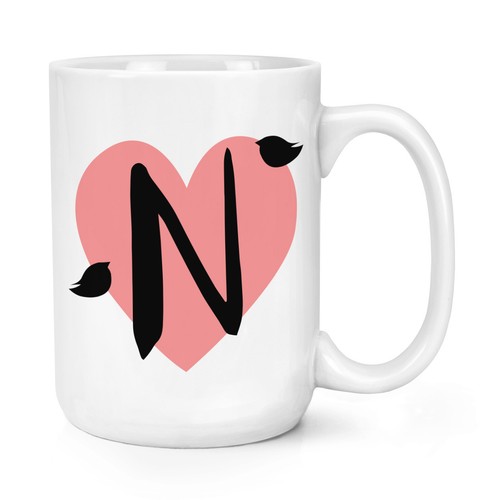 Lettre coeur alphabet - alphabet, tasse