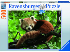 Ravensburger 17381 Puzzle 500 pièces Adorable Panda roux Softclick technology