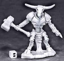 1x UNDYING MINOTAUR - BONES REAPER figurine miniature rpg jdr d&d skeleton 77559