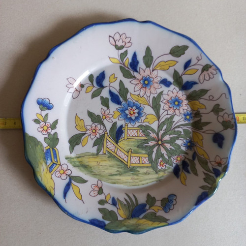 Assiette faience charolles - assiette,