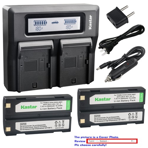 Kastar battery dual lcd - kastar,