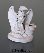 Superbe Encrier en porcelaine. Aigle impériale. Époque Napoléon III°. France