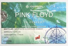 PINK FLOYD billet ticket stub concert FRANCE Montpellier 09/08/1994