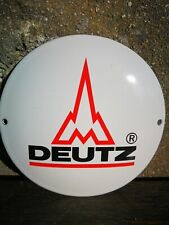 Plaque émaillée DEUTZ enamel sign no Schluter Massey  Fergusson Fendt John Deere