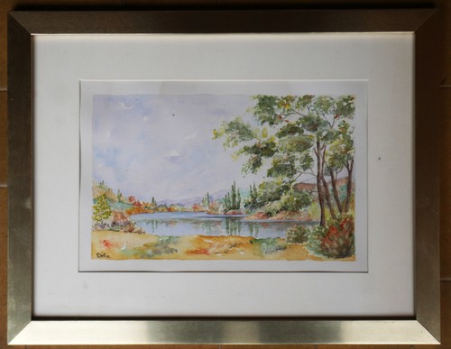 Tableau aquarelle délia - tableau, de