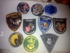 Lot 10 Patchs Cynophile de