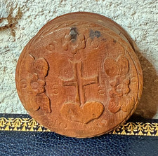 PETITE BOITE EN BOIS - Sacré Coeur de Jésus -  - XIXème