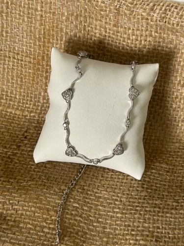 Collier argent zirconium - collier, en