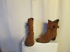 boots/bottines MOMA daim cognac 37