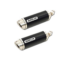 SILENCIEUX ARROW POUR KAWASAKI Z 1000 2014 > 2016 THUNDER ALUMINIUM DARK INOX