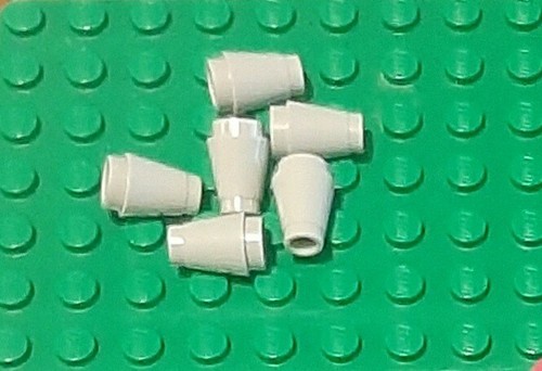 Cône lego gris bleuté - cône,