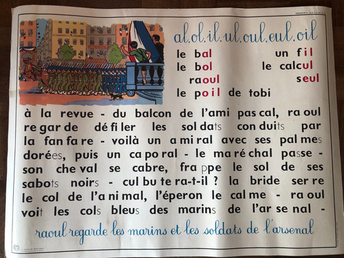 Carte affiche scolaire - affiche,