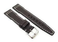 XS Court Bracelet Montre 18mm Braun Exquis Buffle Convenable pour IWC Pilot /