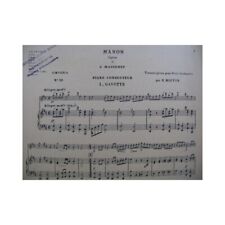 MASSENET Jules Manon Gavotte