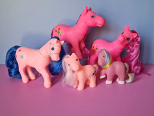 Lot de 5 fakies poneys roses