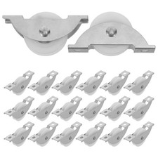  Lot de 20 roulettes pour portes coulissantes de placard : galets de rechange