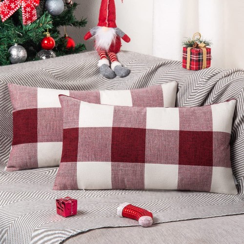 Housse coussin carreaux - housse, de