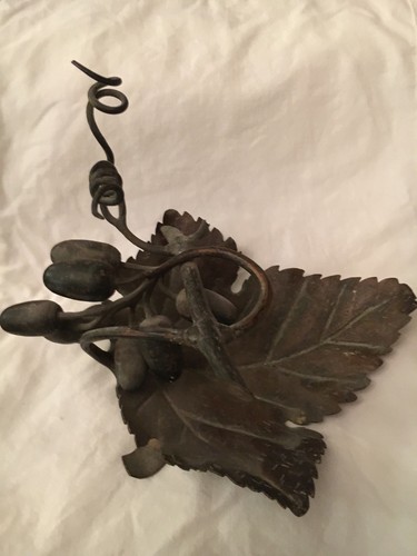 Vide poche art - déco, feuille