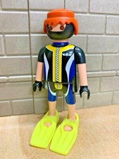 PLAYMOBIL Personnage Policier Gendarme Pompier 09A - pour CUSTOM RARE VINTAGE