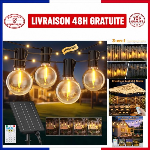 Guirlande Solaire Extérieur