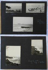 Br * 20 / Photo x5 Antibes Cannes USN 2nd Cruiser Squadron Royal Navy Vers 1950