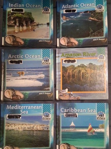 Oceans and sea library series - oceans,