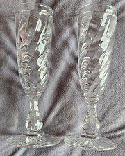 BACCARAT : 2 flûtes / verres