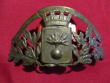 PLAQUE CASQUE POMPIER DE GENOLHAC DANS LE GARD