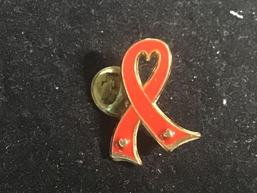 Pins ruban rouge sidaction - pins,