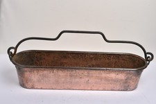 Ancienne Grande Poissonnière en Cuivre Fin  19ième Début 20 ième /3,5 Kg