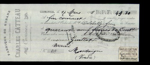 Rubans charles catteau - rubans,